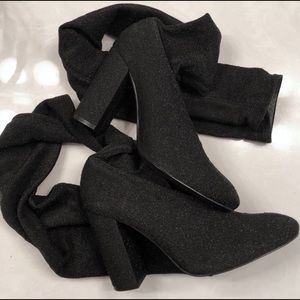 Zara Sparkle Thigh High Boot sz 7